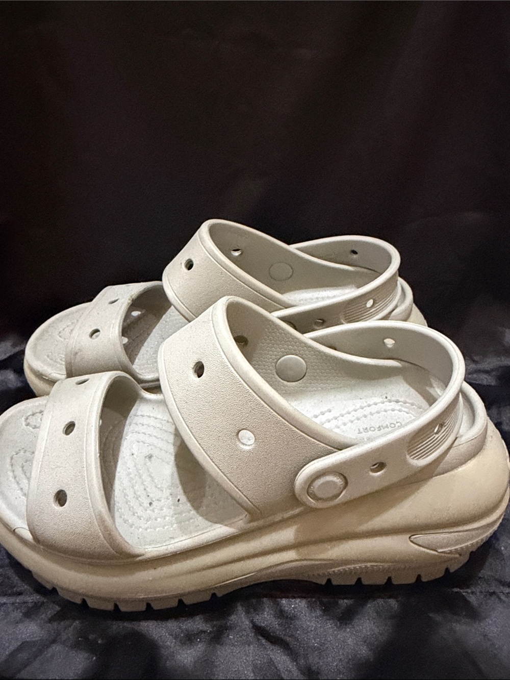 Kids White Comfort Sandal - Lightweight Slip-On